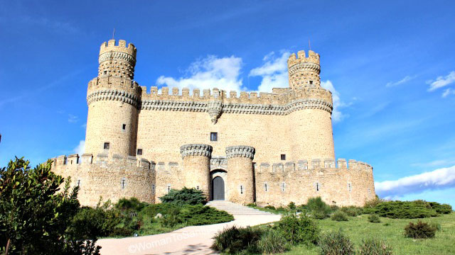 Castillo de los Mendoza, Manzanares el Real. Camino de santiago de Madrid